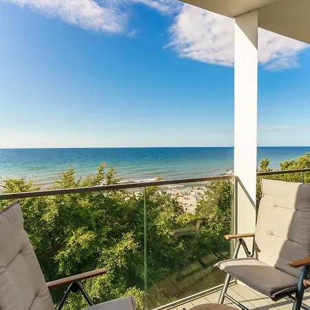 Lägenhet Kapitanski Z Widokiem Na Morze 4 Pietro - By Perlowa Przystan Rent