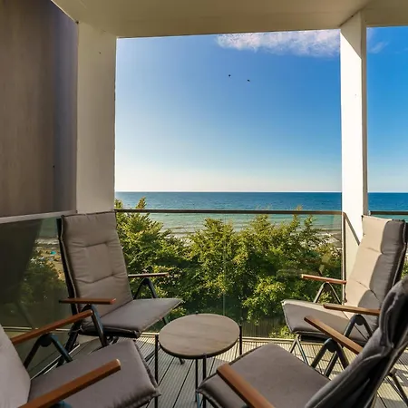 Kapitanski Z Widokiem Na Morze 4 Pietro - By Perlowa Przystan Rent Apartamento Poland