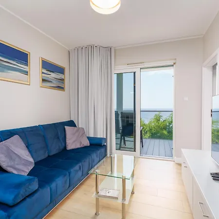 Kapitanski Z Widokiem Na Morze 4 Pietro - By Perlowa Przystan Rent Apartamento *