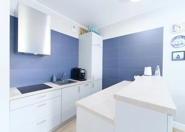 Kapitanski Z Widokiem Na Morze 4 Pietro - By Perlowa Przystan Rent Apartamento