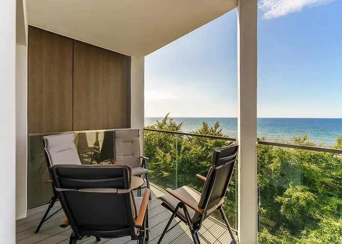 Kapitanski Z Widokiem Na Morze 4 Pietro - By Perlowa Przystan Rent