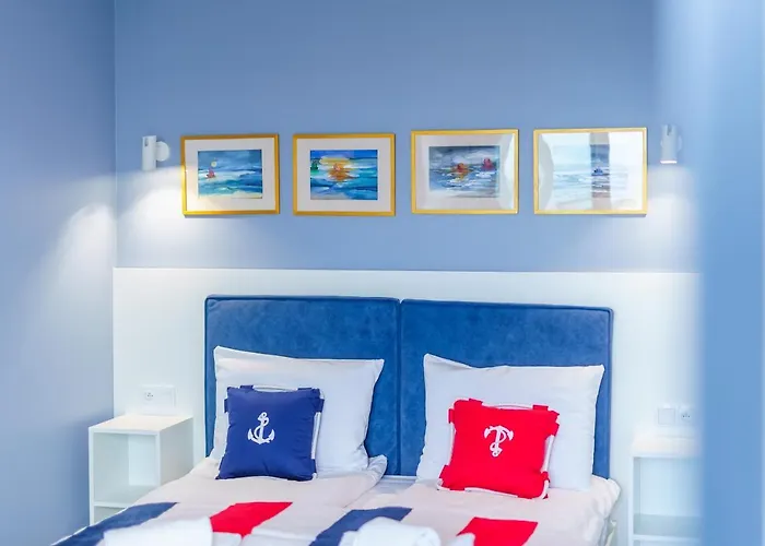 Apartamento Kapitanski Z Widokiem Na Morze 4 Pietro - By Perlowa Przystan Rent