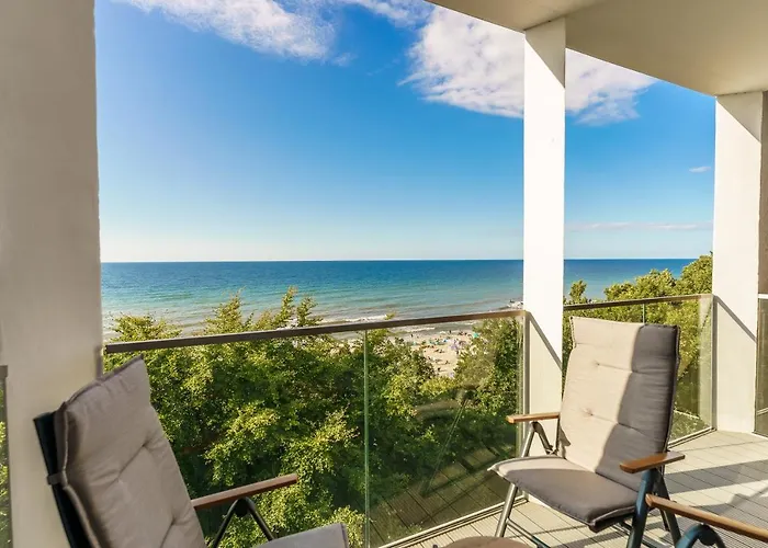 Apartamento Kapitanski Z Widokiem Na Morze 4 Pietro - By Perlowa Przystan Rent