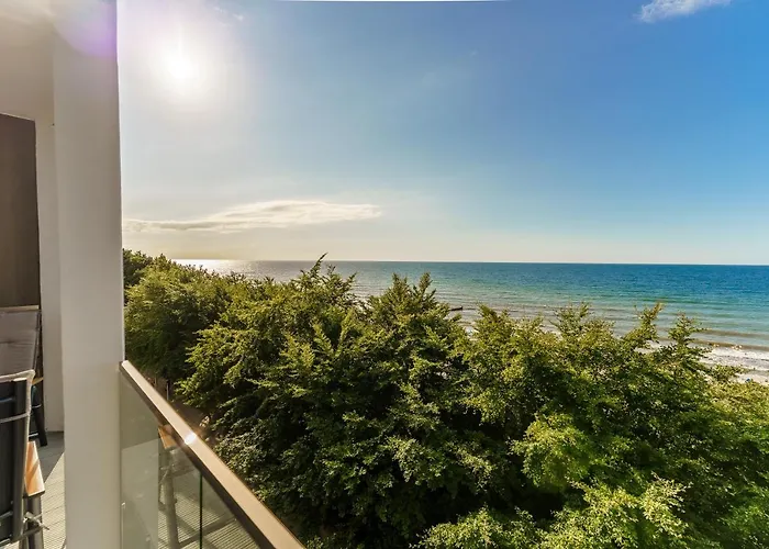 Kapitanski Z Widokiem Na Morze 4 Pietro - By Perlowa Przystan Rent Sianożęty