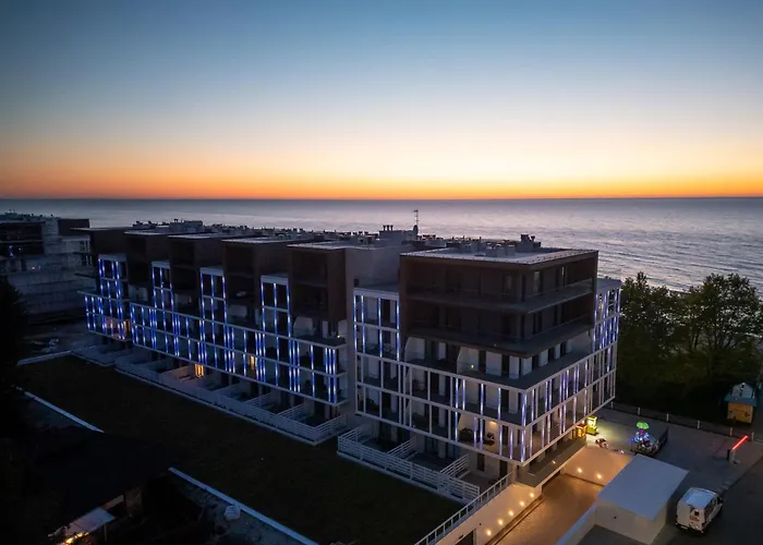 Kapitanski Z Widokiem Na Morze 4 Pietro - By Perlowa Przystan Rent Apartamento Sianożęty