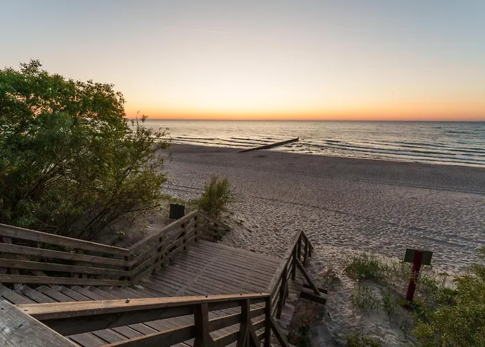 Kapitanski Z Widokiem Na Morze 4 Pietro - By Perlowa Przystan Rent Apartamento